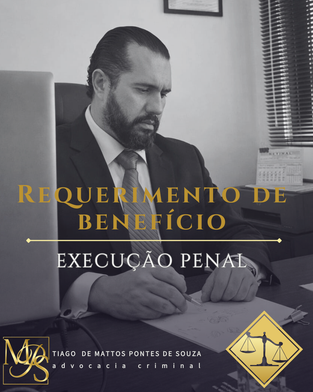 REQUERIMENTO DE BENEFICIO MPS ADVOCACIA CRIMINAL